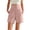 Pink, variant on Women's Yoga Shorts Workout Cycling Riding Mountain Biking Stretch Tummy High Waisted Shorts with Pockets Black S