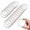 Silvery, variant on 24 Pack 4 Inch Large Binder Rings Shower Curtain Hooks(silvery)