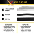 thumbnail image 4 of Xcluder X2 Rodent Proof Roll-Up Door Seal Kit; 12ft. x 2in. x 1.625in., 4 of 6