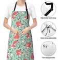 thumbnail image 6 of Picia Autumn Branches Fox and Mushrooms Waterproof Apron for Unisex Adult - Adjustable Bib Apron with Pockets, Ideal for Cooking, Gardening, Painting, and Household Chores, 6 of 9