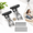 360° Bearing Swivel Hanger ( 2 Pack ) - Black Base, variant on 2360° Swivel Swing Hanger With Ball Bearing Ceiling Mount Bracket
