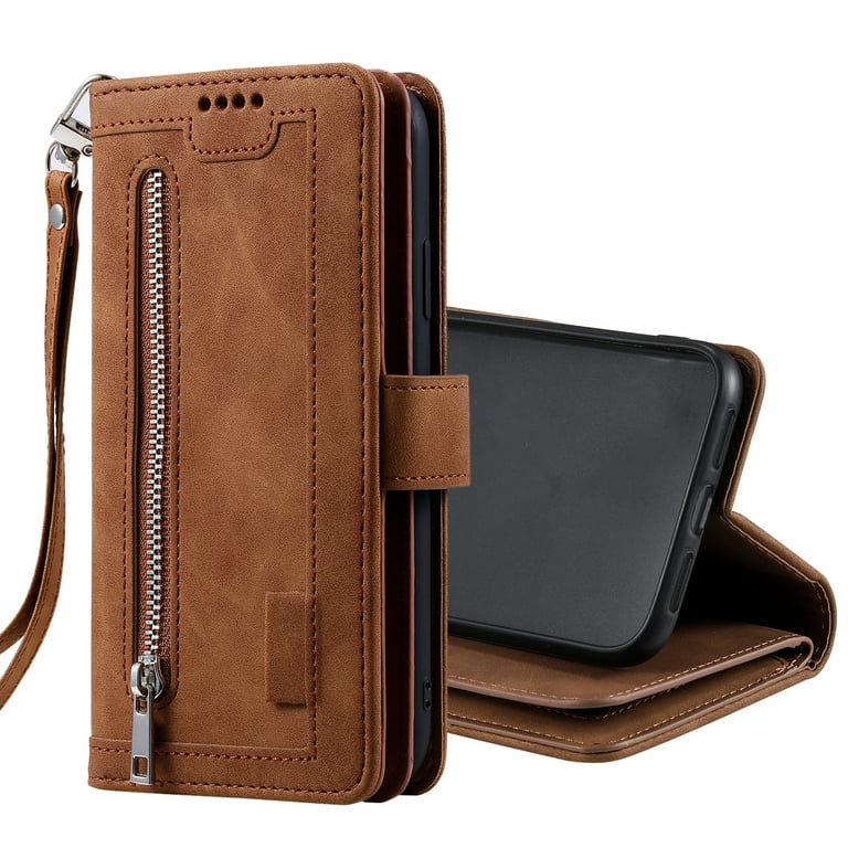 Feishell for Apple iPhone 13 Wallet Case with Wrist Strap