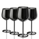 thumbnail image 1 of Juego de 4 copas de vino de acero inoxidable WOTOR, 530 ml, color negro, 1 of 6