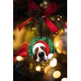 thumbnail image 6 of WIRESTER Large 3 inch Acrylic Ready to Hang Ornament, Hanging Ornaments for Christmas Tree Holidays Party Home Office Xmas Tree Decoration Gift - Basset Hound Dog Happy, 6 of 7