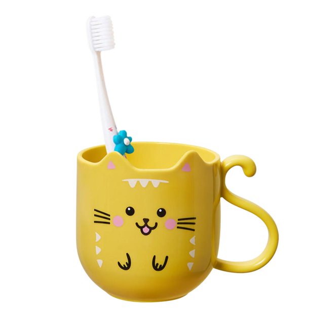 IMSHIE Cat Mouthwash Cup Reusable Drinking Cups Unbreakable Bathroom Tumbler Toothbrush Cups