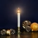 Northlight 9" Lumière Blanche et Or C7 Bougie de Noël Lampe avec Minuterie – image 2 sur 4
