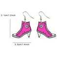 thumbnail image 3 of Acrylic Cute Doodle Graffiti Pattern Dangle Earrings Cartoon Style Light Weight Funny Adorable Female Gift, 3 of 5