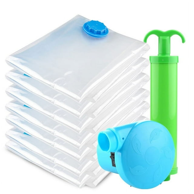 Bolsa de compresión al vacío para ropa de acabado doméstico, bolsa de almacenamiento de colcha de algodón, bolsa de compresión transparente gruesa de bombeo