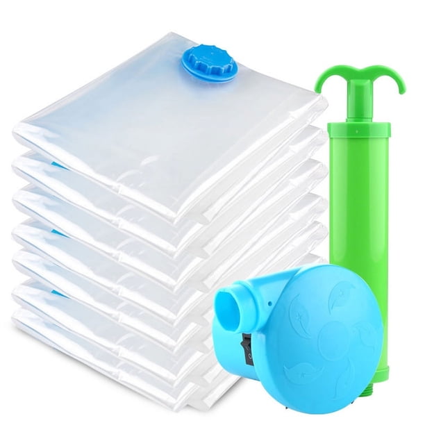 Bolsa de compresión al vacío para ropa de acabado doméstico, bolsa de almacenamiento de colcha de algodón, bolsa de compresión transparente gruesa de bombeo