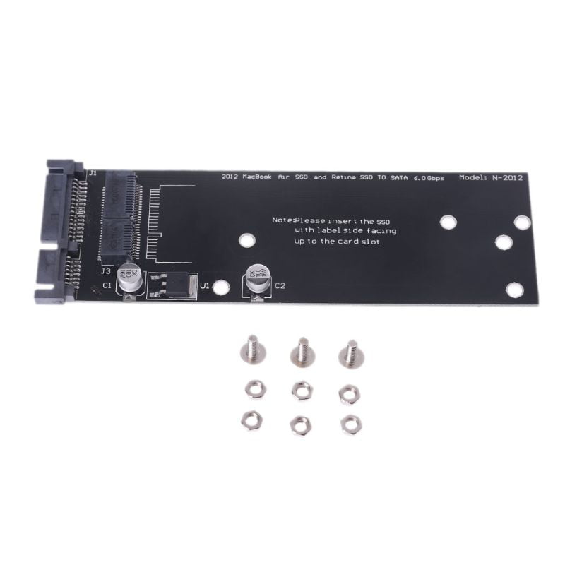Adapter Card to SATA for 2012 Apple MacBook Air A1465 A1466 SSD original slot 