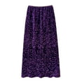 thumbnail image 3 of Women's A Line Glitter Sequin Pleated Skirt Mid Length Elegant Festive Pleated Skirt Skirt for Women Metallic Skirts for Women Fringe Skirts for Women Western Skirting for Mobile Home Exterior Rain, 3 of 3