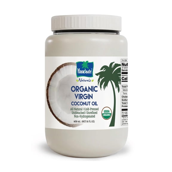 Naturalz Virgin Coconut Oil | 100% Organic Cooking Oil, Hair Oil and Skin Oil | Cold Pressed | USDA Certified | 49 fl oz | Plastic Jar