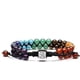 thumbnail image 3 of Pulsera de cuentas de chakras, pulsera de cristal curativa de los 7 chakras, pulsera de cuentas de piedra de yoga, pulsera de meditación, relajación y ansiedad., 3 of 5