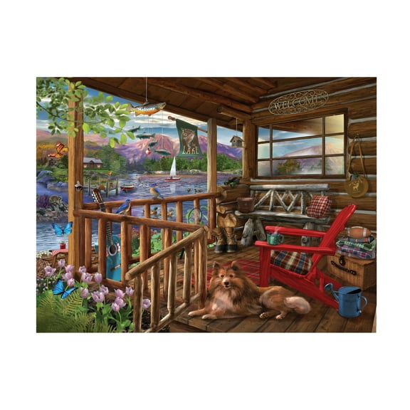 Bigelow Illustrations 'Porch Life' Canvas Art