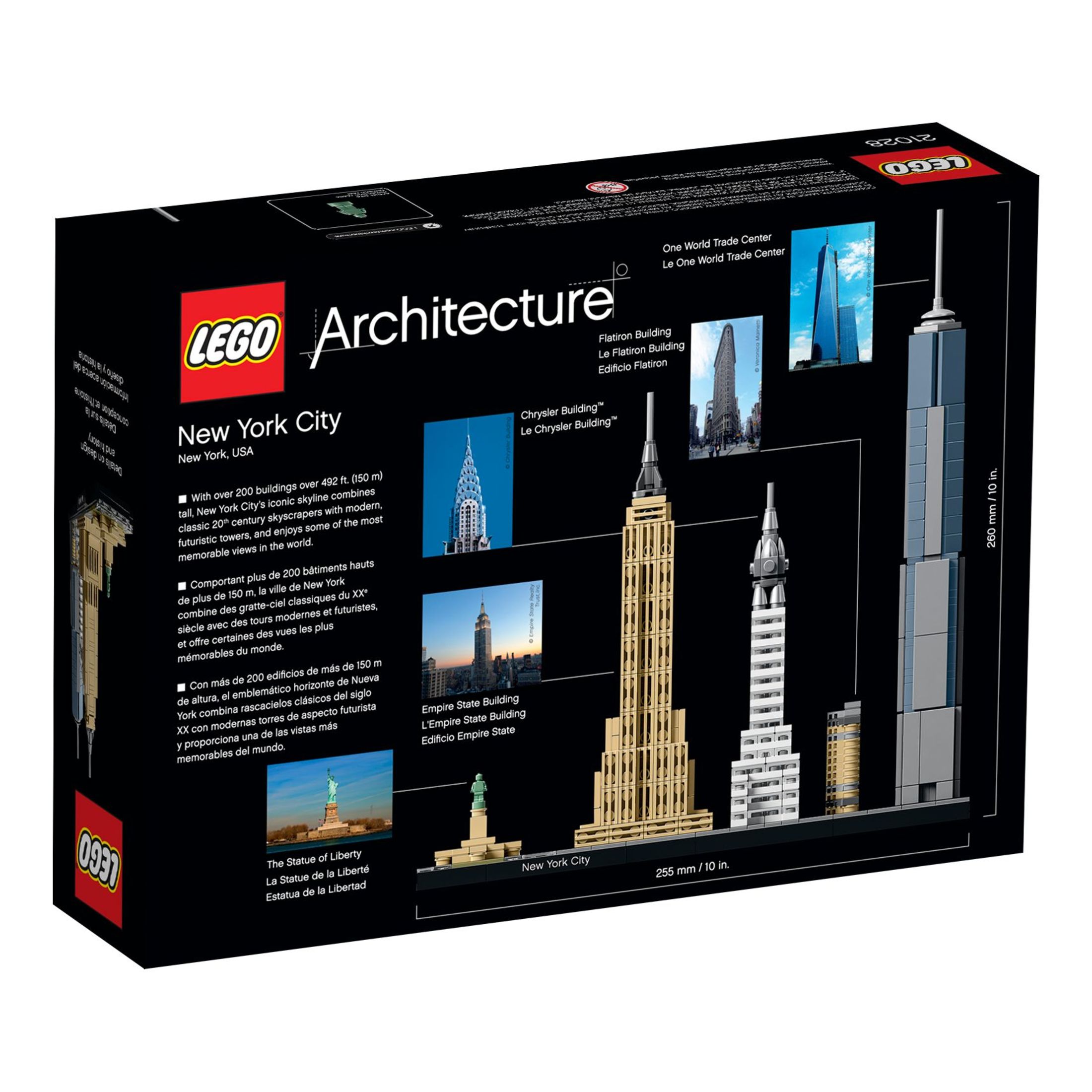 LEGO Architecture New York City Skyline 21028, Collectible Model Kit for Adults to Build, Creative Activity, Home Décor Gift Idea - image 5 of 5