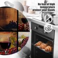 thumbnail image 4 of 4 PCS Pot Holders for Kitchen,Potholders Sets with Hook for Oven,Cooking,Baking,Photograph Of Wine Glass And Bottle Of Wine And Grapes, 4 of 6