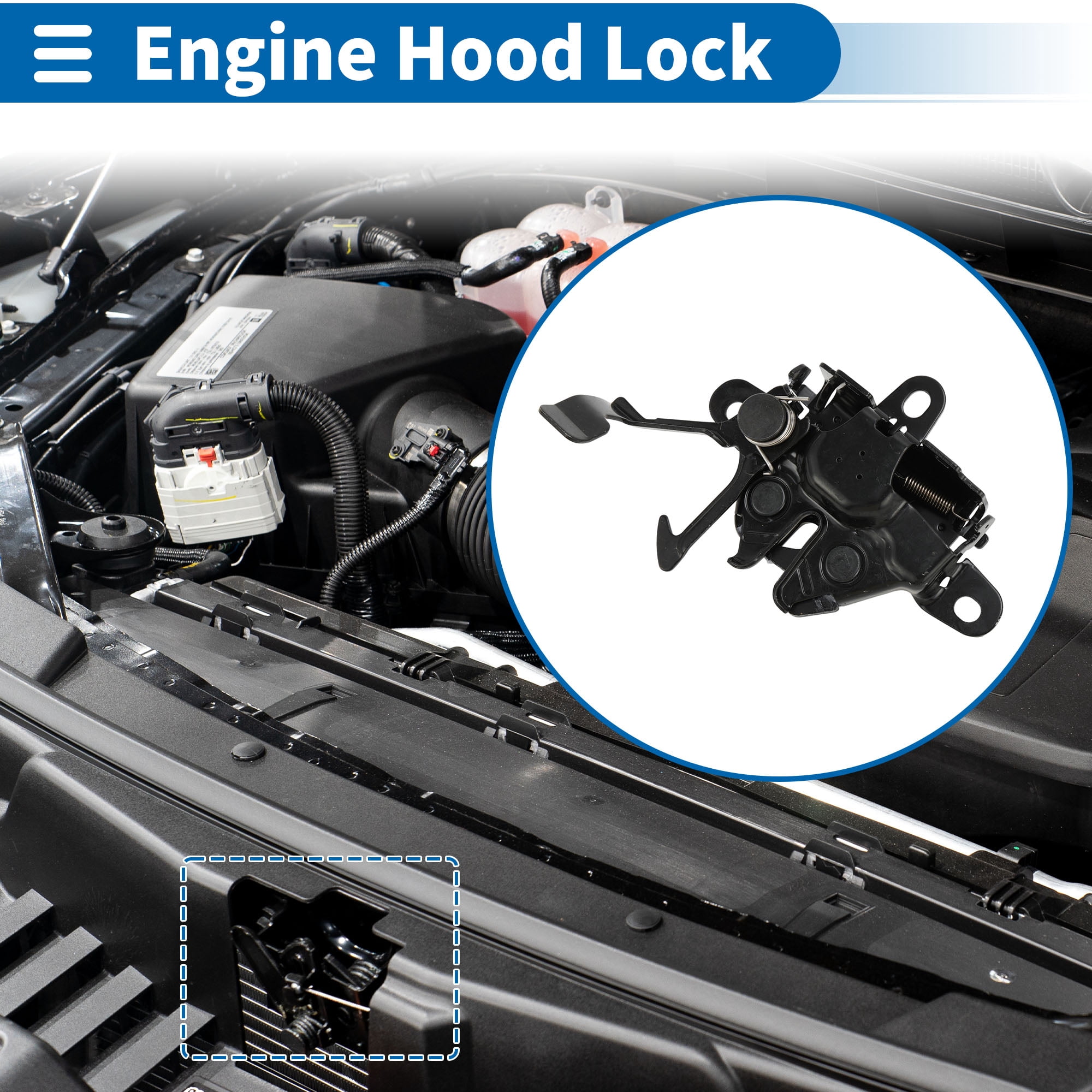 Unique Bargains Hood Latch Assembly for Pontiac Vibe 2003-2008 Engine Hood Lock