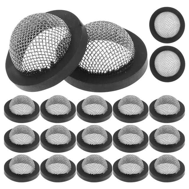 Filtro de manguera de 3/4 de pulgada con colador, 20 unidades