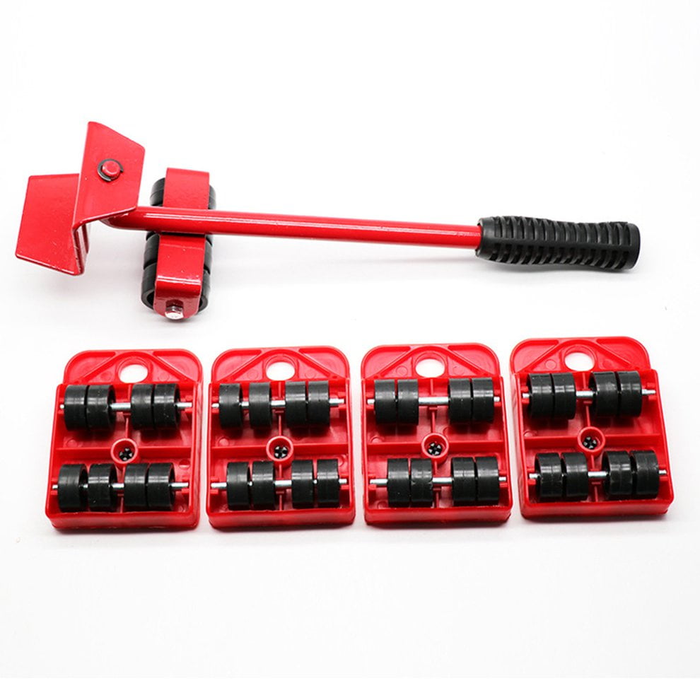 Furniture Lifter Easy Moving Sliders 5 Packs Mover Tool Set Lifting System 