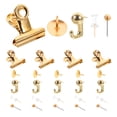 Hytrove Metal Push Pins Golden Decorative for Fixing Cork Board ...