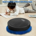 thumbnail image 5 of Intelligent Automatic Mopping Robot Wet and Dry Floor Cleaner Silent Mopping Machine for Home with Rotating Brush for Pet Hair and Dust White USB Charging 90-120㎡ Coverage, 5 of 8
