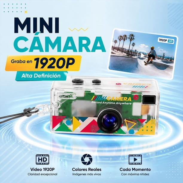 Premium Vintage Micro-Camera Charm 1920P HD Wearable Digital Photography Accessory with Artistic Decal for Designer Bags and Everyday Aesthetics