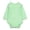 01_Green, variant on Bmisegm Long Sleeve Bodysuit Solid Double Cloth Soft Breathable Unisex Romper Baby Romper 0-24 Months 01_Green,6-9 Months