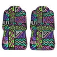 thumbnail image 3 of LAKIMCT Abstract Geometric Lines Car Seat Covers Vehicle Front Seat Covers Universal Fit Seat Protector, 3 of 9