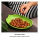 thumbnail image 2 of Naiovety Bandeja para aperitivos, para dulces, cesta de frutas, simulación de hojas realistas, platos de almacenamiento para ahorrar espacio, Cocina y Comedor Rojo, 2 of 6