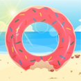 thumbnail image 3 of Bamboohart Inflatable Pool Floats - 2 Pack Floaties Pool Tubes Swim Rings Inflatable Pool Toys Float for Swimming Pool Party Lake Beach Adults, 3 of 5