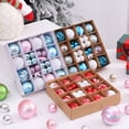 thumbnail image 3 of (Pink) Christmas Baubles, 42 Pieces Christmas Tree Baubles Christmas Baubles, Matte and Glossy Christmas Tree Decorations Glittering Christmas Tree Baubles, 3 of 5