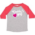 thumbnail image 3 of Inktastic Valentine's Day Daddy's Girl with Heart Girls Toddler T-Shirt, 3 of 5