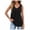 Black, variant on Women's Tunic Tank Tops Loose Fit Pleated V Neck Sleeveless Plain Tshirts Summer Casual Tanks (XL, Purple)