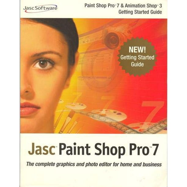 Jasc Paint Shop Pro 7 Animation Shop 3 Getting Started Guide, PreOwned