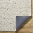 thumbnail image 6 of Hauteloom Sevan Modern Hand Tufted Natural Fiber Wool Area Rug - Contemporary Solid Color Carpet for Living Room, Bedroom, Dining Room - Farmhouse, Cottage - Taupe, Cream - 18" x 18" Sample, 6 of 10