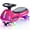 Pink, variant on 12V Electric Wiggle Car for Kids with Pedal, Rechargeable 2-in-1 Electric Car with Colorful LED Lights, Anti-Rollover, Bluetooth, Music Player, Story Mode, 150 Lbs, Pink