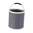 thumbnail image 4 of Contenedor de cubo de agua plegable Multipropósito portátil con cuenca de lavado de autos de mango para caminata de cocina pesca interior Anillo de 20L, 4 of 8