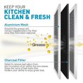 thumbnail image 3 of 2Pcs Microwave Charcoal Filter Replacement for JX81L WB02X11550 Microwave Filter Air Carbon Filter for Kitchen, 3 of 5