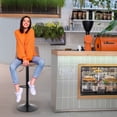 thumbnail image 2 of Sillas Verona Alta para Barras de Cocina con Altura Ajustable Bancos Desayunador Elegante para Decoración del Hogar Fabricado 100% Poliéster y Tejido Transpirable Set de 2 Sillas Cafe, 2 of 5