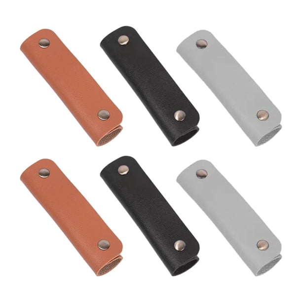 6x Funda De Agarre Para Bolso, Accesorios Duraderos De Cuero PU, Maletas De Viaje, Envolturas Para Bolsos