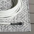 thumbnail image 3 of SAFAVIEH Courtyard Frazier Geometric Indoor/Outdoor Area Rug, Light Grey/Dark Grey, 5'3" x 7'7", 3 of 8