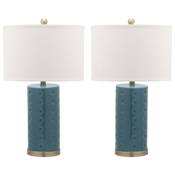 SAFAVIEH Roxanne Table Lamp (Set of 2) | Light Blue |