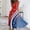 Red, variant on 4Th of July Dress Women Sexy Patriotic American Flag Wrap Dresses Stars Stripes Swing Sleeveless Maxi Sundress Featuring Bold Red White Blue Artistic Brushstrokes Vermilion M