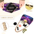 thumbnail image 2 of FORMRS Womens Shoulder Bag with Chain Strap Clutch Purse Cute Tote Handbag, Purple Neon Road, 2 of 7