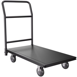 Push Cart Dolly VEVOR - - VEVOR Heavy-Duty Platform Truck, 2000 LBS Steel Flatbed Cart, 47\ L X 24\ W X 32\ H Flat Dolly, Hand Trucks With 5\ Nylon Casters, Movable Push Cart Dolly VEVOR - - VEVOR Heavy-Duty Platform Truck, 2000 LBS Steel Flatbed Cart, 47\ L X 24\ W X 32\ H Flat Dolly, Hand Trucks With 5\ Nylon Casters, Movable