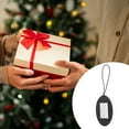 thumbnail image 4 of Unique Bargains 1 Pc Oval Elastic Cord Luggage Tag for Travelling Black Polyurethane, 4 of 5