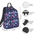 thumbnail image 2 of Balery Wine Glasses And Cocktails Mochila ligera para hombre y mujer: duradera e impermeable, ideal para la escuela, el trabajo, viajes y uso diario., 2 of 7