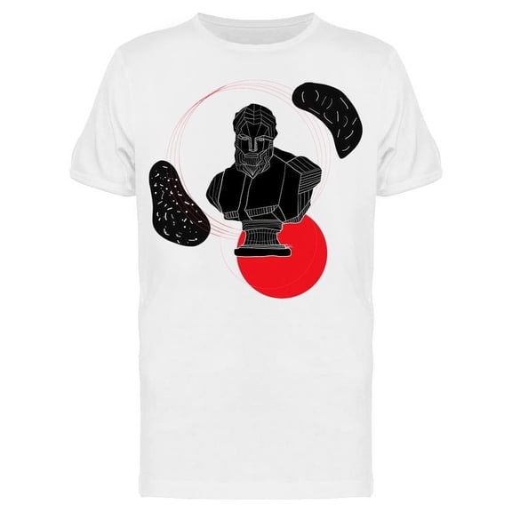 Sculpture In Red Circle T-Shirt Men -Image by Shutterstock, Male x-Large
