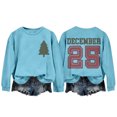 thumbnail image 1 of Long Sweatshirts for Women, Solid Color Loose Fitting Hoodless Sweatshirts, 1 of 5