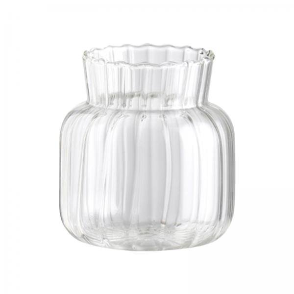 Paquete de 3 a 6 jarrones de flores de cristal transparente, tarro para plantas, , decoración de exhibición floral 3 piezas Baoblaze florero transparente